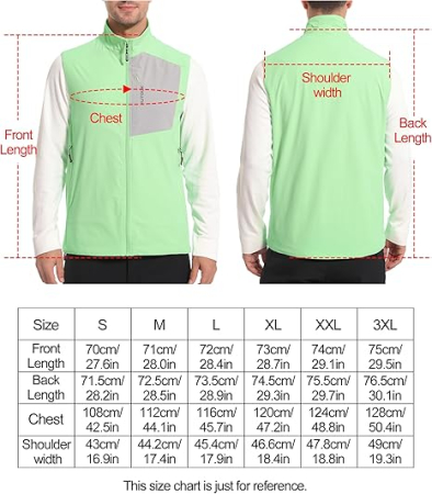 Vesta verde deschis usoara, captusita, respirabila, cu buzunare laterale, 2XL [6]