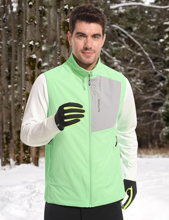 Vesta verde deschis usoara, captusita, respirabila, cu buzunare laterale, 2XL [1]