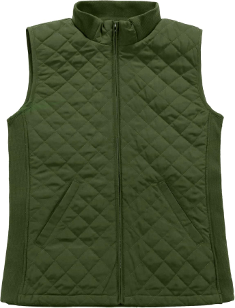 Geci si Veste dama - Vesta verde usoara, captusita, respirabila, cu buzunare laterale inclinate, L
