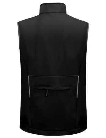 Vesta neagra, usoara, captusita, respirabila, cu buzunare laterale, L [1]
