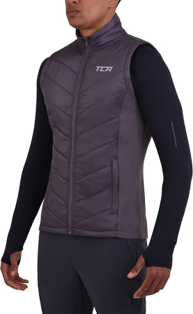 Geci si Veste dama - Vesta usoara, captusita, respirabila, cu buzunare laterale, Mov L