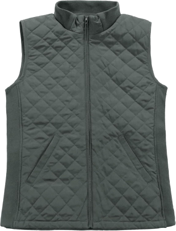 Geci si Veste dama - Vesta gri usoara, captusita, respirabila, cu buzunare laterale inclinate, S