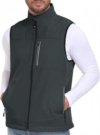 Vesta usoara, respirabila, impermeabila, cu fermoar si buzunare pentru iesiri in natura 3XL [2]