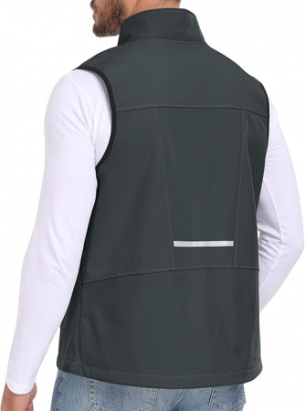 Vesta usoara, respirabila, impermeabila, cu fermoar si buzunare pentru iesiri in natura 3XL [3]