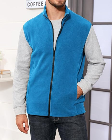 Vesta usoara, respirabila, cu fermoar si buzunare pentru iesiri in natura L [1]