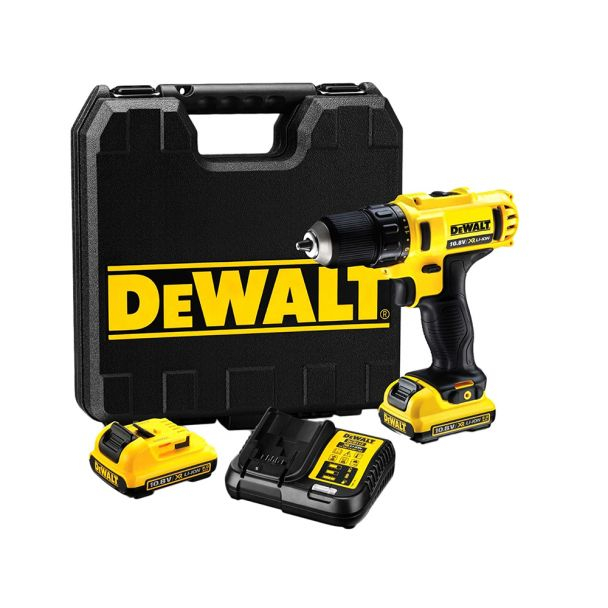 Masina de gaurit si insurubat cu acumulatori DeWALT DCD710D2-QW, 10.8V/2.0Ah, cuplu maxim 24 Nm, 2 acumulatori, incarcator, valiza de transport [2]