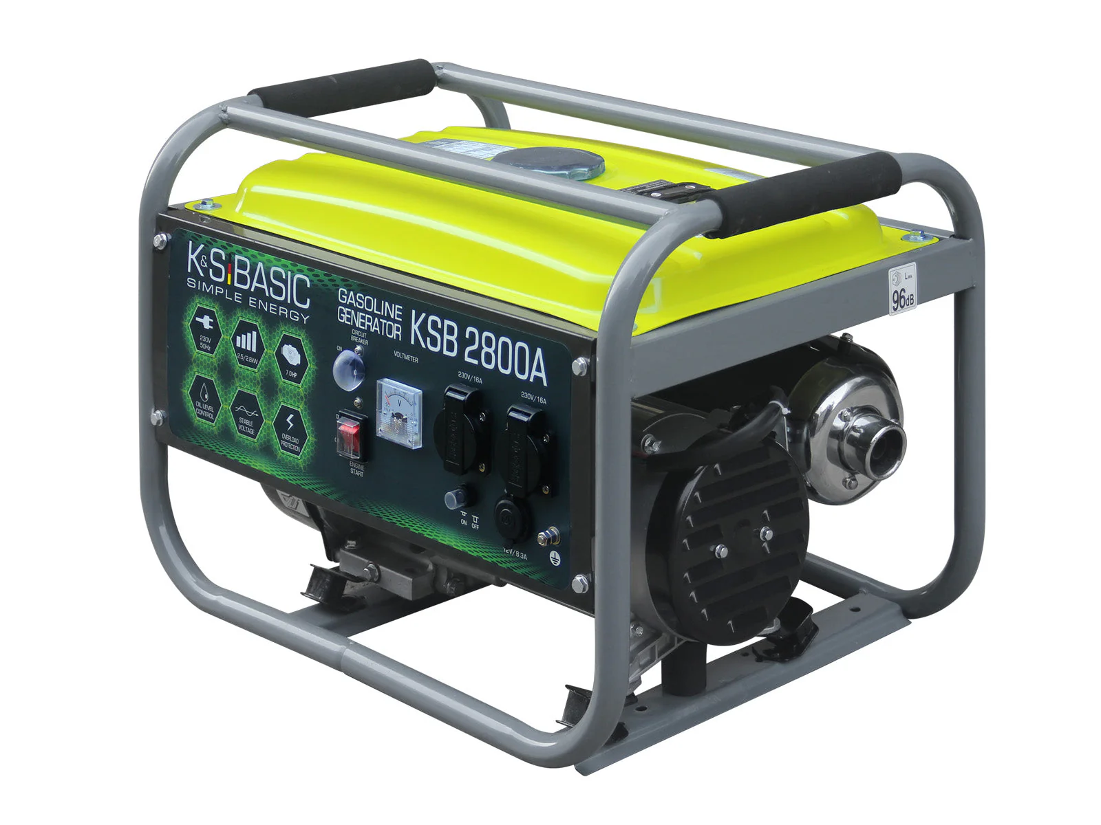 Generator pe benzină in 4 timpi Könner & Söhnen, 7 CP, 210 cmc, BASIC KSB 2800A [3]