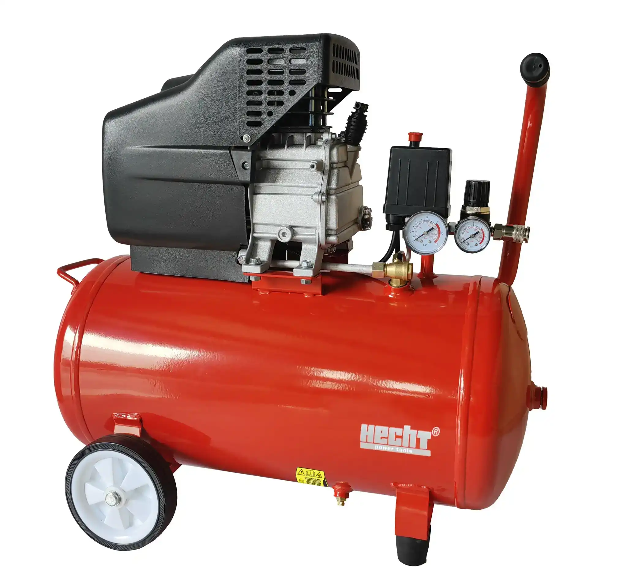 Compresor cu ulei, cu doi cilindri, putere 2,2 kW / 3 HP, presiune maximă 10 bar HECHT 2353 [1]