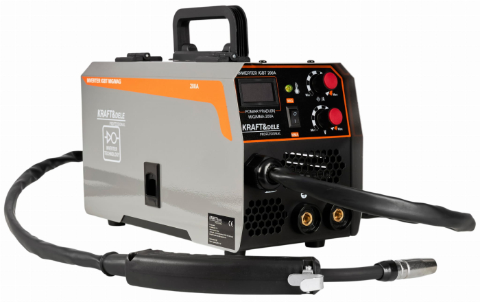 Aparat de sudură cu invertor MIG/MMA 200A, Kraft&Dele KD1788 [7]