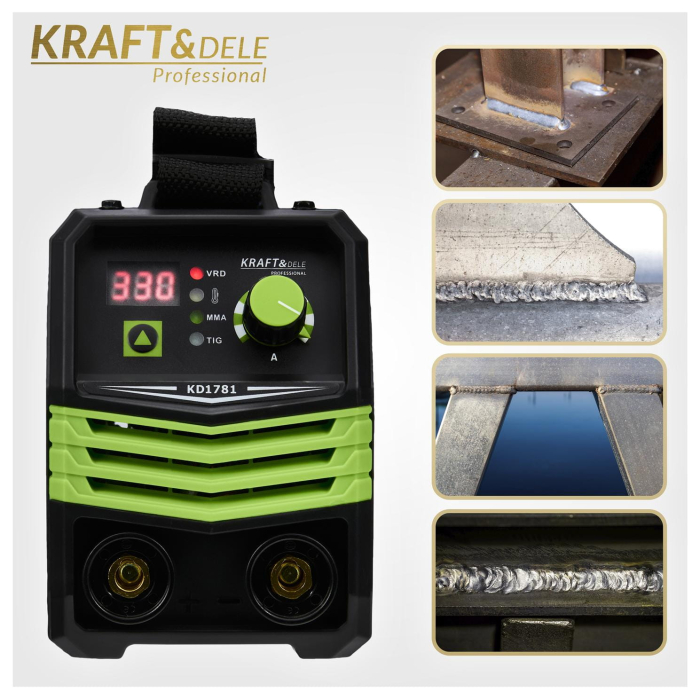 Aparat de sudura cu invertor MMA TIG LIFT VRD, 330A, Kraft&Dele KD1781 [19]