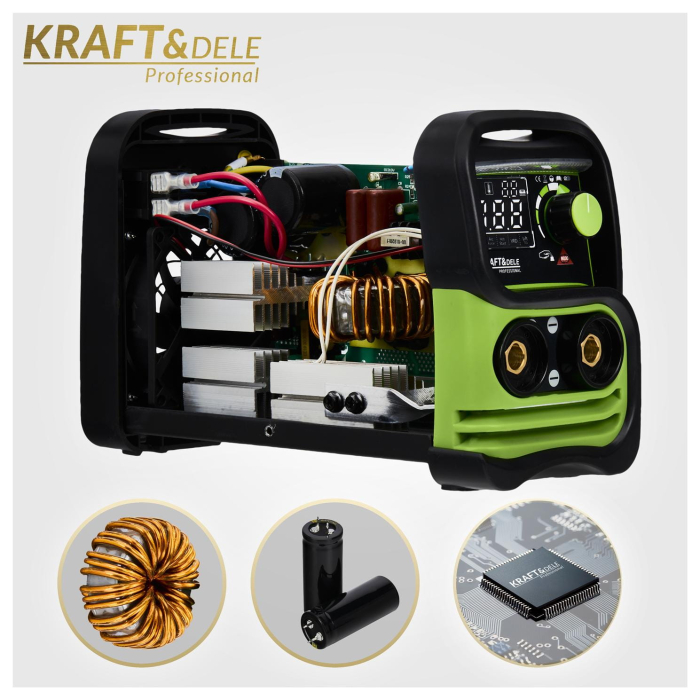 Aparat de sudură cu invertor MMA, TIG LIFT, VRD , 330A, Kraft&Dele KD1783 [10]