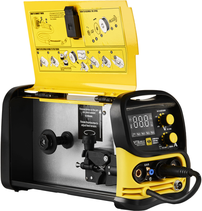 APARAT DE SUDURĂ IGBT - GAZ/FĂRĂ GAZ MIG/MMA/TIG KD1882 [7]