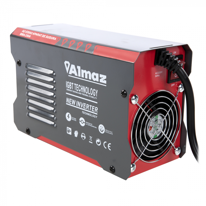 Aparat de sudura / invertor MMA 250, 180 A,  Almaz  AZ-ES002 [5]