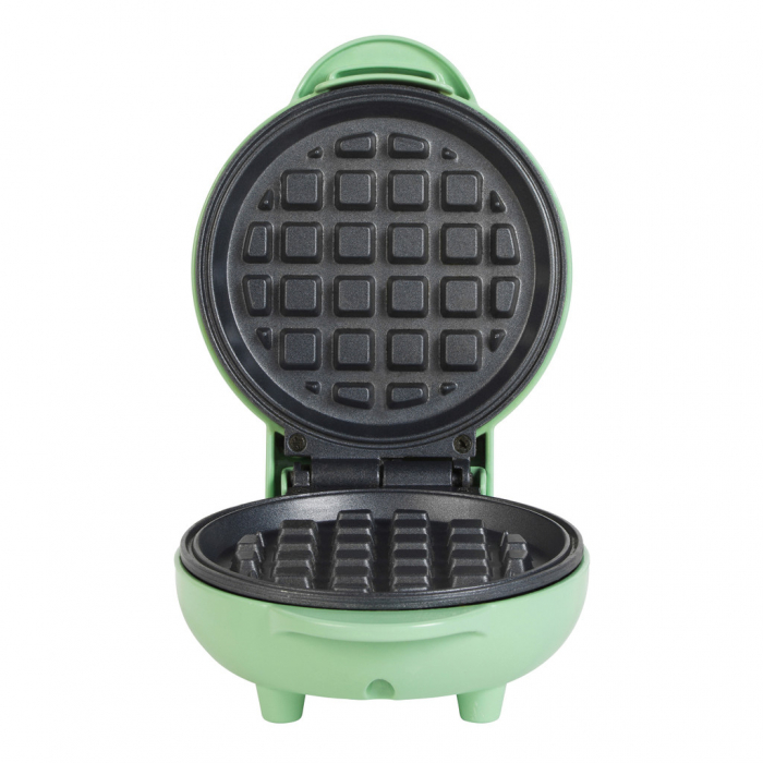 Aparat preparat vafe Petra, 550 W, verde pastel, placa antiaderenta [3]