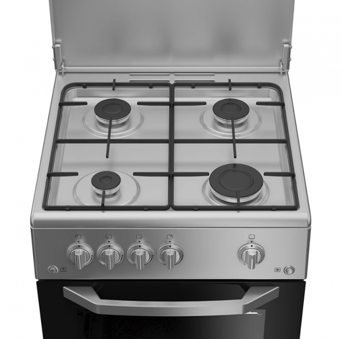 Aragaz ARCTIC, 4 arzatoare, Gaz, L 50 cm, argintiu, AGM5501FLS [4]