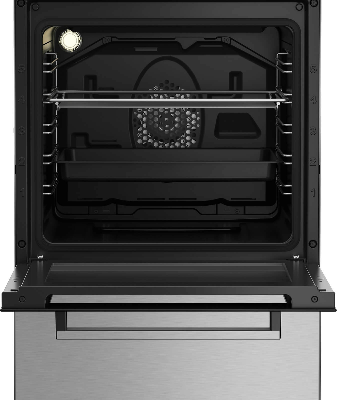 Aragaz Beko, Mixt, 4 arzatoare, 3D cooking, Cuptor electric, FSM52331TXDS [2]