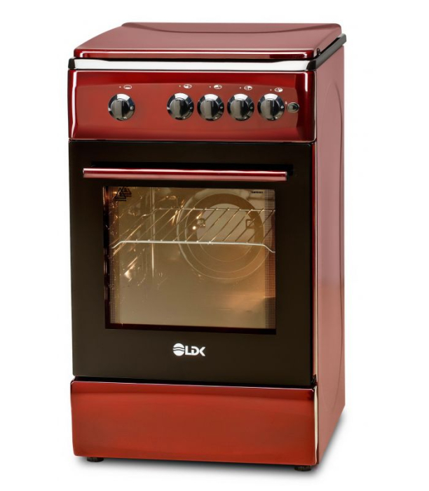 Aragaz LDK 5060 A BORDO RMV LPG, 4 arzatoare, Aprindere electrica, Siguranta, 50 x 60 cm, Bordo [2]