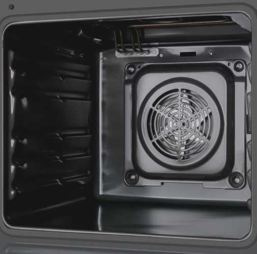 Aragaz mixt Hansa FCMW581009, cuptor electric, 50 cm, 4 arzatoare, programator, 8 functii, grill, ventilator, aprindere electrica, capac email, sertar depozitare, 62 L, clasa A, alb [6]