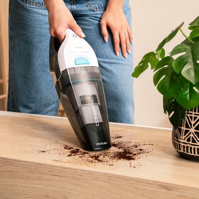Aspirator de mana Cecotec Conga Rockstar Hand, 50W, 4.5 kPal, Baterie Li-Ion 8,4 V, 2500 mAh, autonomie 20 min [4]
