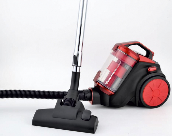 Aspirator fara sac Daewoo, 800 W, recipient colectare 1.5 litri, putere aspirare 140 W, aspiratie ciclonica, Rosu,  RCC-120R-1 [4]