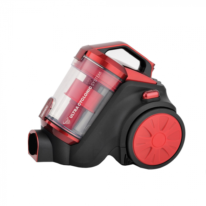 Aspirator fara sac Daewoo, 800 W, recipient colectare 1.5 litri, putere aspirare 140 W, aspiratie ciclonica, Rosu,  RCC-120R-1 [2]