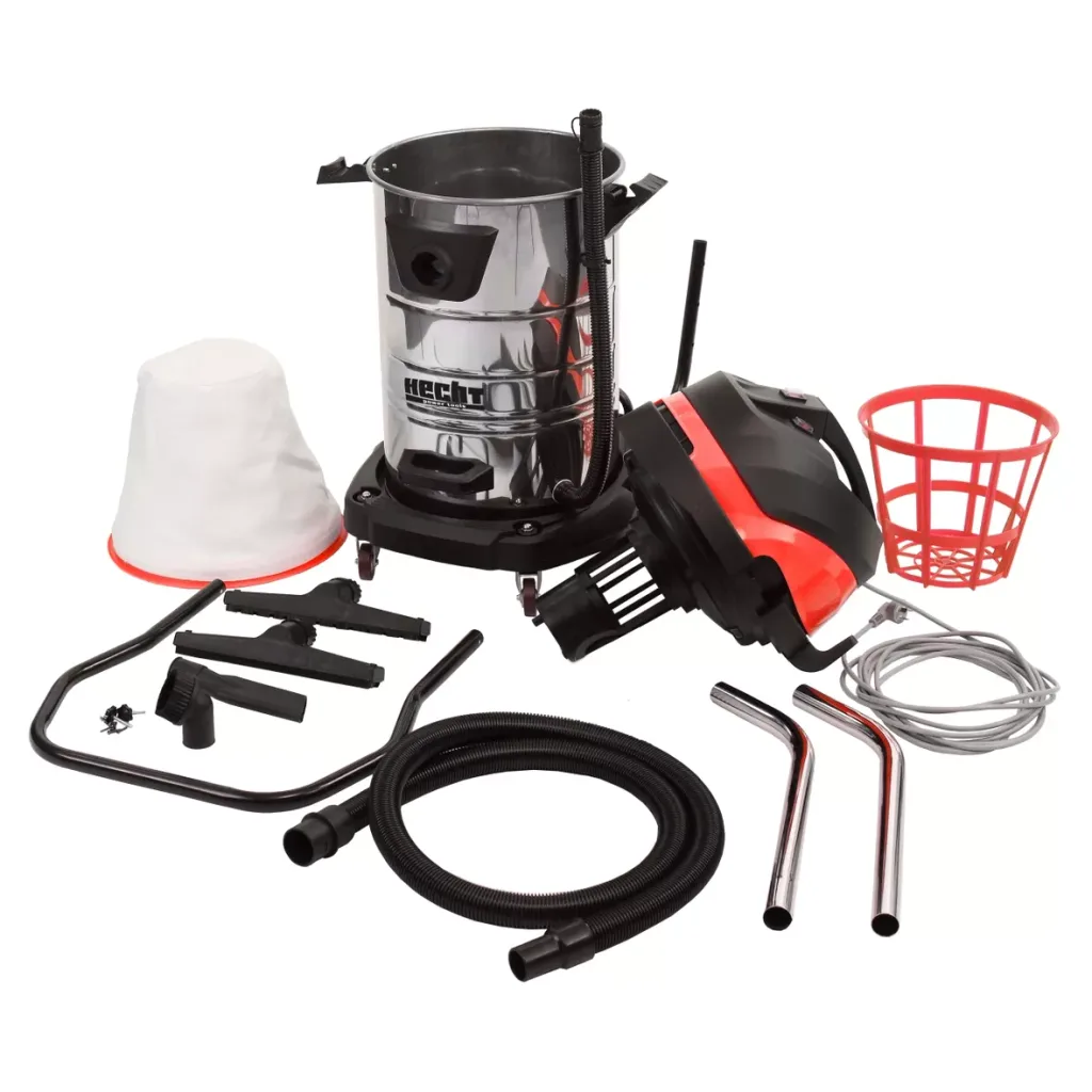 Aspirator pentru constructii umed-uscat, 21 kPa, 3000W, recipient 80 l, HECHT 8380 [2]