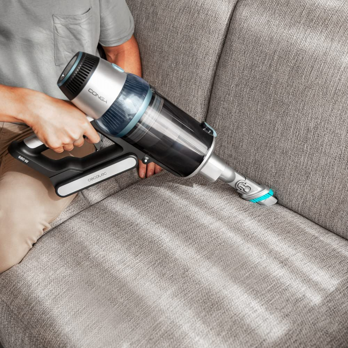 Aspirator vertical 3 in 1 Cecotec Conga RockStar 1600 Titanium, Putere 680W, 4 moduri, 29,6V Li-Ion, Autonomie 75m, Rezervor 600ml - Resigilat [2]