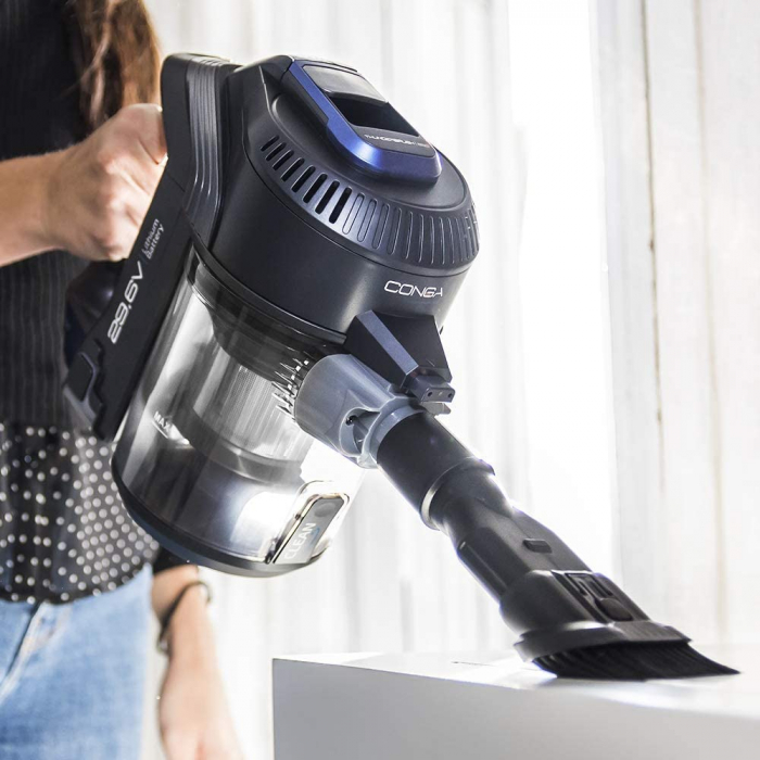 Aspirator vertical cu acumulatori 3 in 1 Conga ThunderBrush 850 Immortal Battery 29,6 V, Autonomie 65 minute [4]