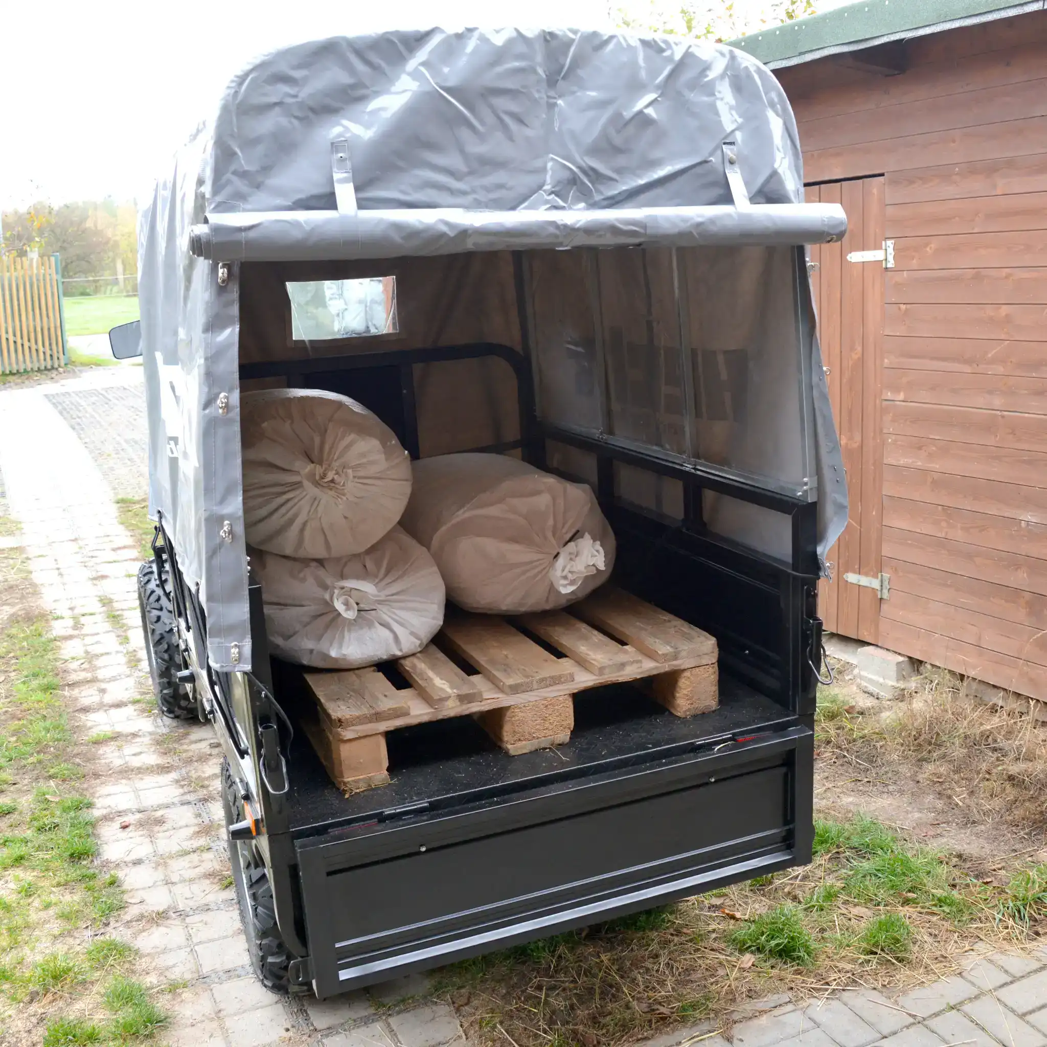 ATV electric CARGO, omologat, 3000 W, 72 V / 62 Ah, viteza max 50 km/h, HECHT CARGO [12]