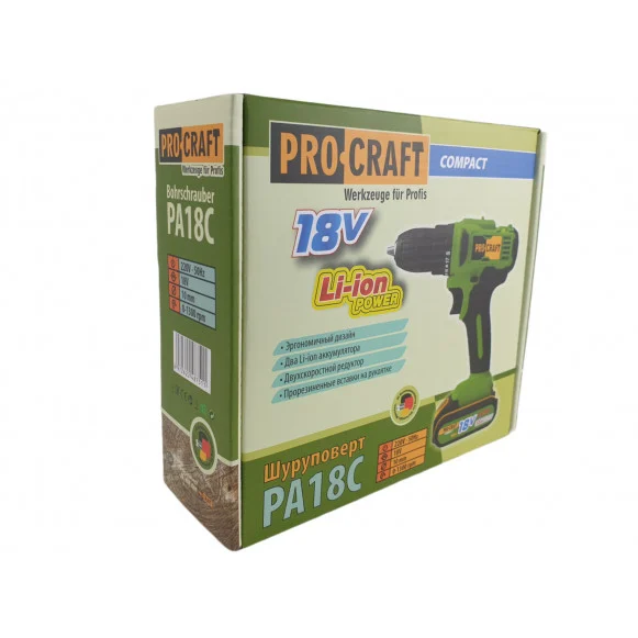 Autofiletanta Procraft Compact PA18C, 18V, 1.5 Ah 2 acumulatori [5]