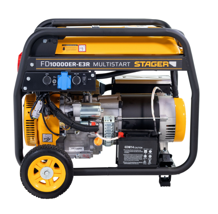 Automatic Generator curent dual 230V/400V, 8.5kW, benzina, conector ATS, multistart, autonomie pana la 13h Stager FD 10000ER-E3R [2]