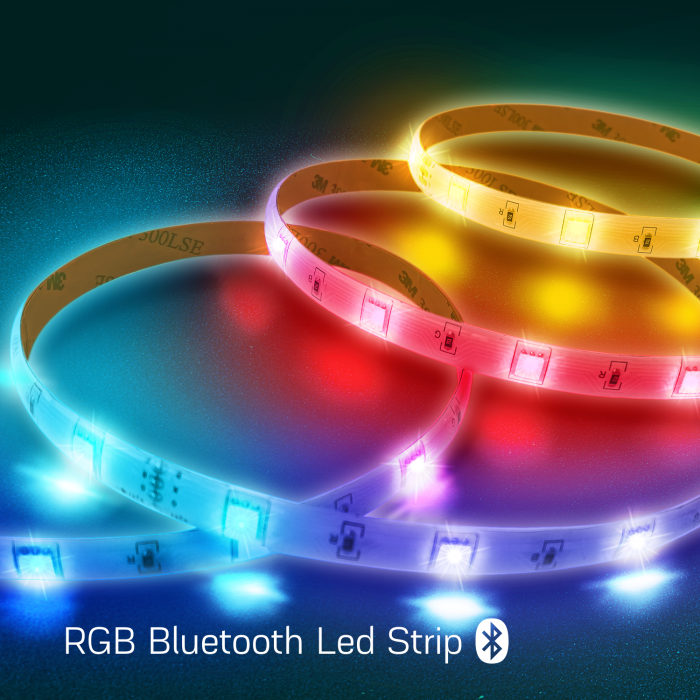 Banda LED Nous RGB F6, 5m, Bluetooth, control aplicatie [4]