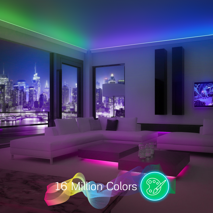 Banda LED Nous RGB F6, 5m, Bluetooth, control aplicatie [2]