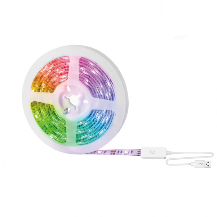 Banda LED Smart Gosund SL1-B WiFi USB, 2.8 metri, Alexa, Google Asistant [5]