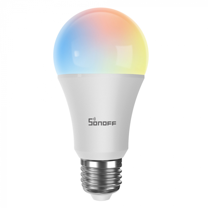Bec LED Smart Sonoff RGB B05-BL-A60, WiFi+Bluetooth, Putere 9W, 806 LM, Control aplicatie [1]