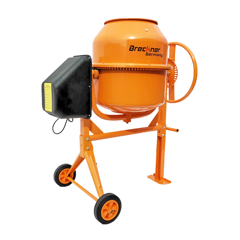 Betoniera 550W, volum cuva 120L, pinion si coroana din fonta, 45Kg, Breckner Germany BK98320 [4]