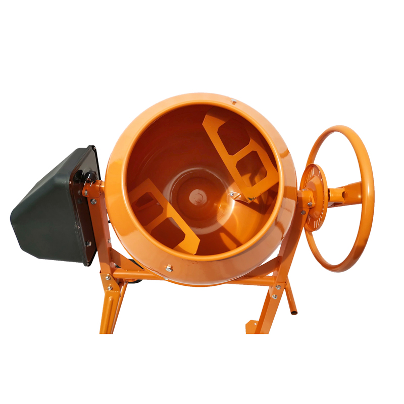 Betoniera 550W, volum cuva 120L, pinion si coroana din fonta, 45Kg, Breckner Germany BK98320 [3]