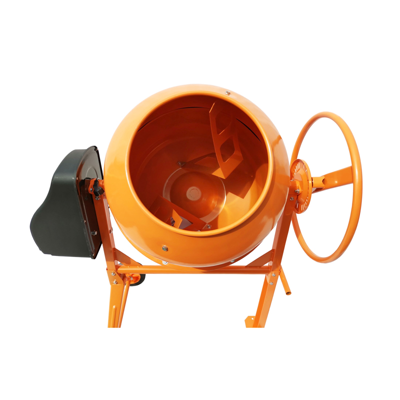 Betoniera 800W, volum cuva 200L, pinion si coroana din fonta, 58Kg, Breckner Germany BK98325 [2]