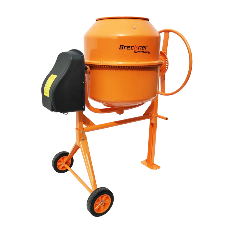 Betoniera 800W, volum cuva 200L, pinion si coroana din fonta, 58Kg, Breckner Germany BK98325 [5]