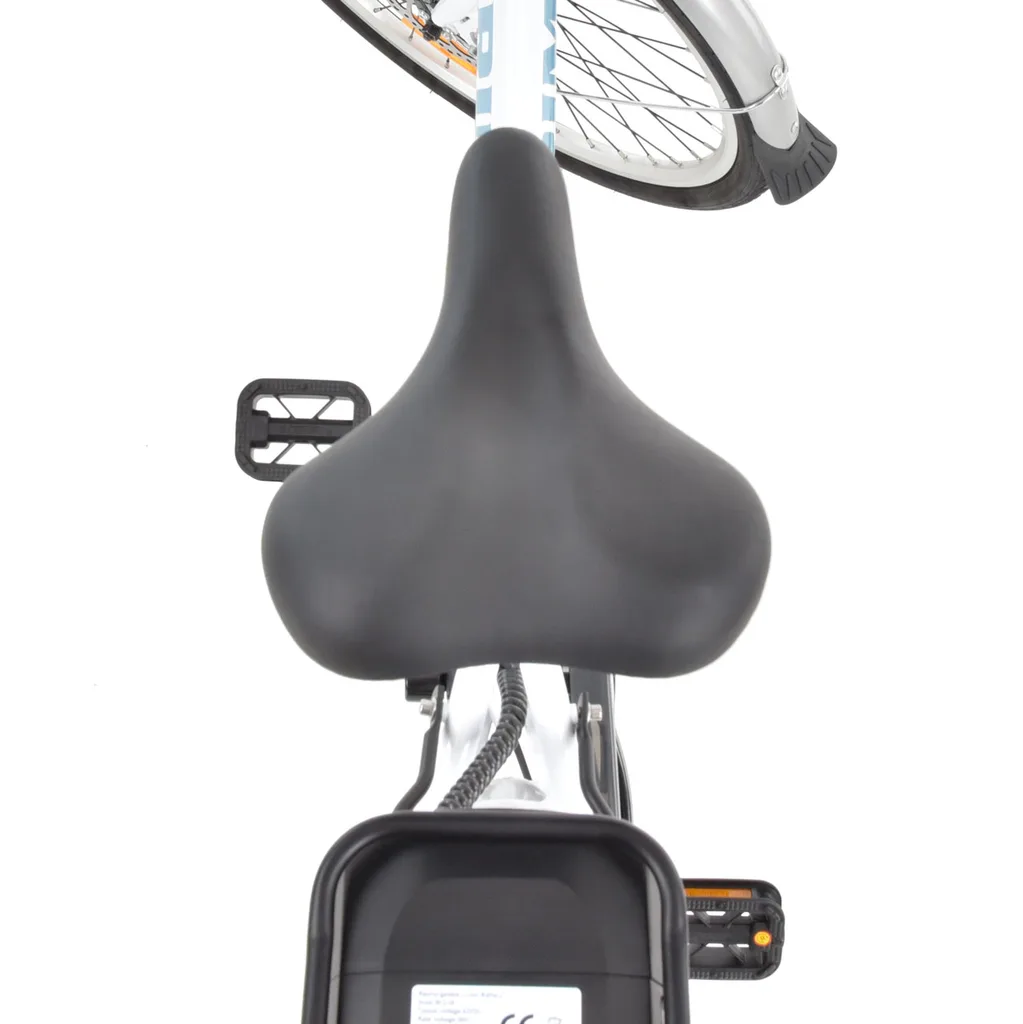 Bicicleta electrică viteza max 25 km/h, 250 W HECHT PRIME WHITE [10]