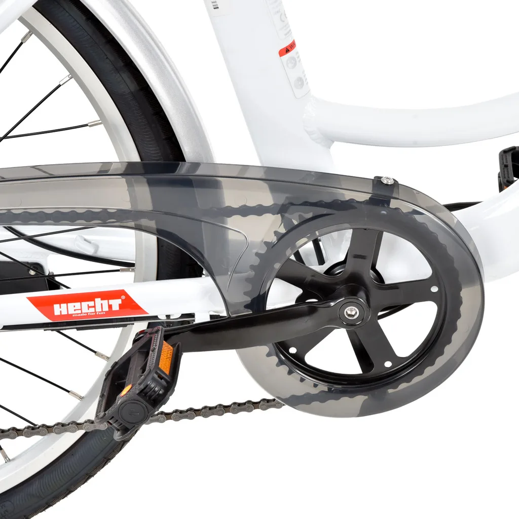 Bicicleta electrică viteza max 25 km/h, 250 W HECHT PRIME WHITE [2]