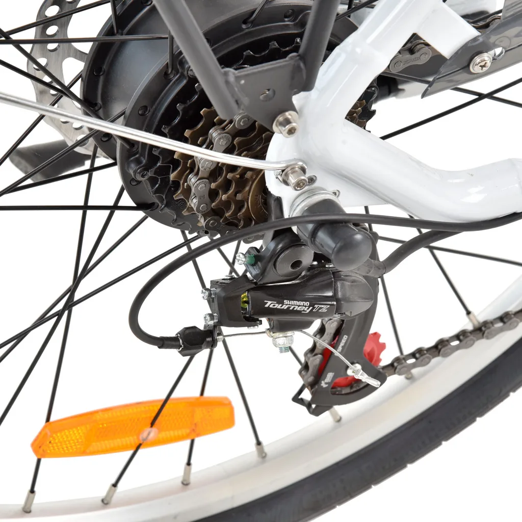 Bicicleta electrică viteza max 25 km/h, 250 W HECHT PRIME WHITE [3]