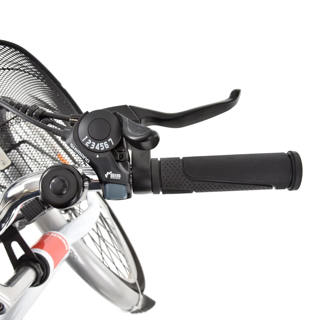 Bicicleta electrică viteza max 25 km/h, 250 W HECHT PRIME WHITE [9]