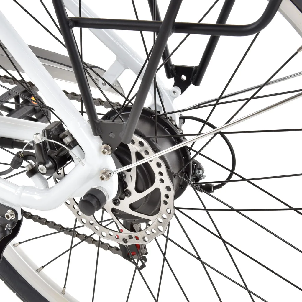 Bicicleta electrică viteza max 25 km/h, 250 W HECHT PRIME WHITE [5]