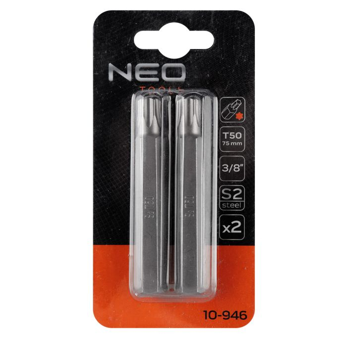 Bit Torx T50x75mm, S2 -2 buc 10-946 NEO [2]