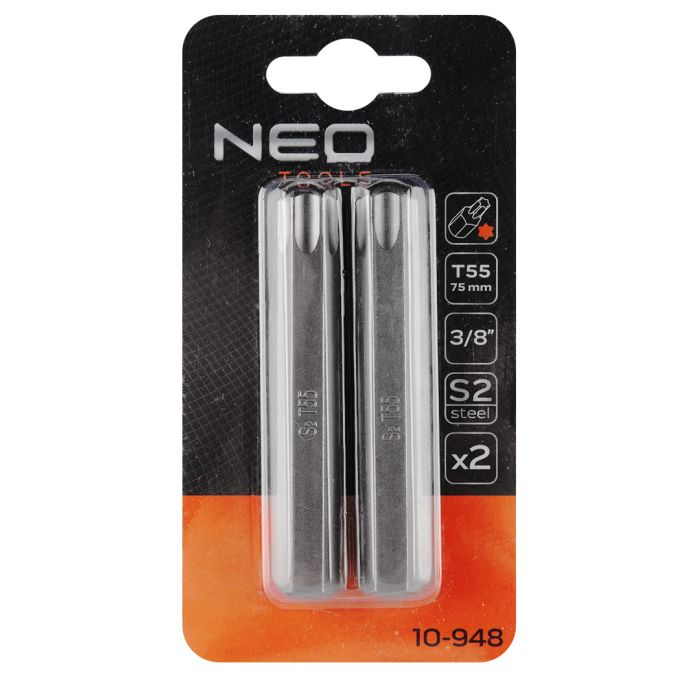 Bit Torx T55x75mm, S2 -2 buc 10-948 NEO [2]