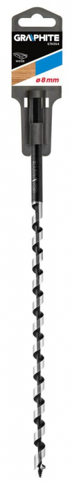 Burghiu lemn elicoidal, 8 x 250 mm 57H354 GRAPHITE [2]