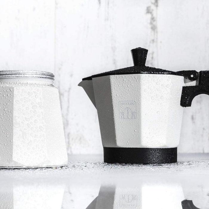 Cafetiera Cecotec Mimoka 300, 150 ml, 3 cani de cafea, Bej [4]