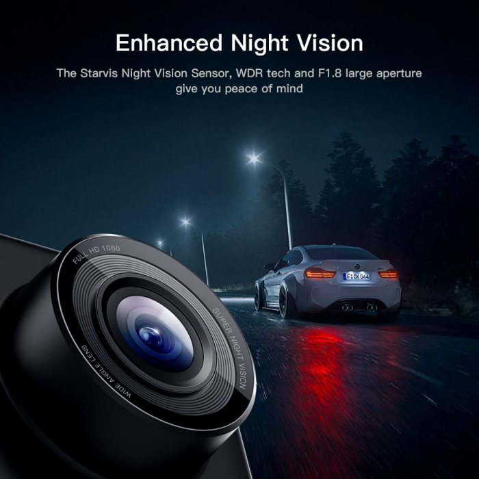 Camera auto DVR Apeman C420, Full HD, Unghi 170 grade G-Sensor, Mod parcare, Filmare in bucla [2]