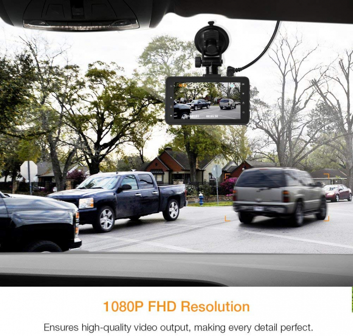 Camera auto DVR Apeman C450, Full HD, Unghi 170 grade, G-Sensor, Mod parcare, Filmare in bucla [4]